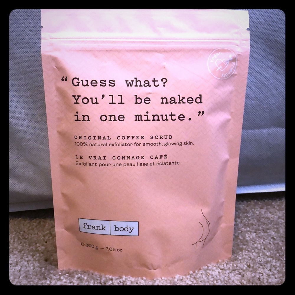 NWOT Frank Body Original Coffee Scrub
